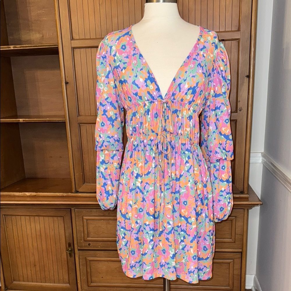 Reserved Floral Print Dress, Size XS